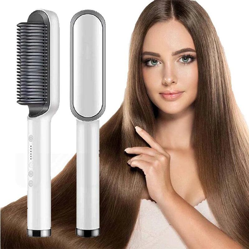 Modelador de Cabelos HairMax 5 em 1 – Alisador e Cacheador Inteligente